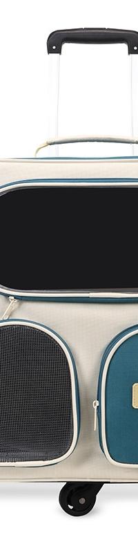 Wheeled Cat Carrier Backpack for Stress-Free Travel — detail view