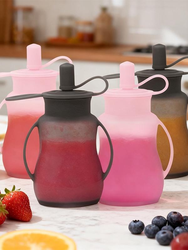 Squeeze-to-Spoon Baby Food Feeder for Mess-Free Meals