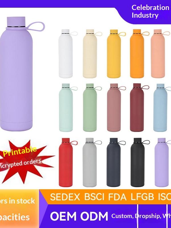 750ml Insulated Steel Water Bottle, Hot or Cold 24 Hrs