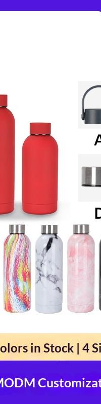 750ml Insulated Steel Water Bottle, Hot or Cold 24 Hrs — side view