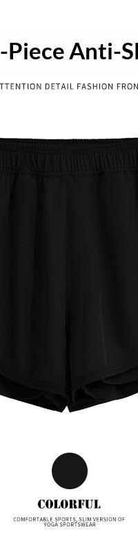 Quick-Dry Women's Yoga Set: Breathable Top & Shorts — detail view
