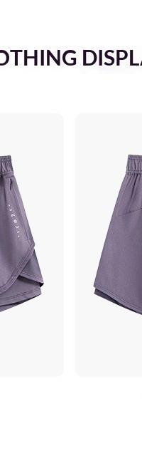 Quick-Dry Women's Yoga Set: Breathable Top & Shorts — in use
