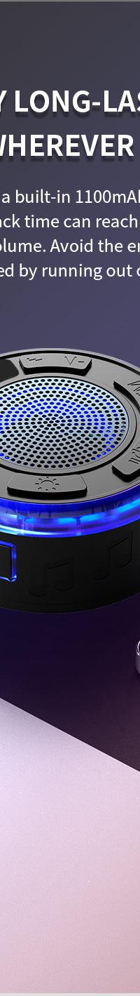 Aquro S3 Ultra Waterproof Shower Speaker With RGB Mood Light — packaging
