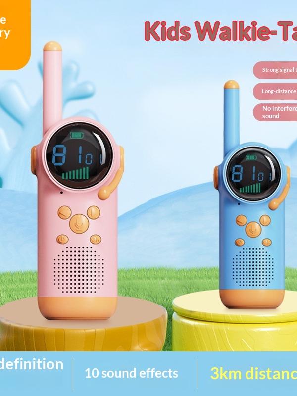 Kids' Walkie-Talkies with Music, Recording & Real Range