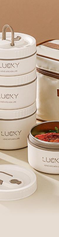 Insulated Steel Lunch Box That Keeps Meals Hot for Hours — in use