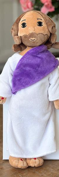 Finding Jesus Easter Countdown: Plush Doll + Puzzle Hunt — side view